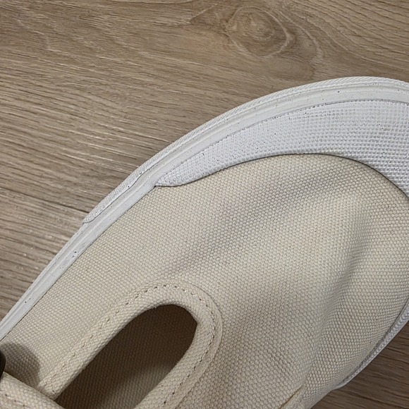 Vans Cream White Canvas Classic Mary Jane T-Strap Style 93 Sneakers Size 9.5 - Picture 8 of 9